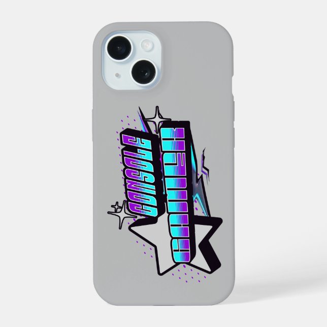 CONSOLE GAMER Y2K STYLE iPhone 15 CASE (Back)