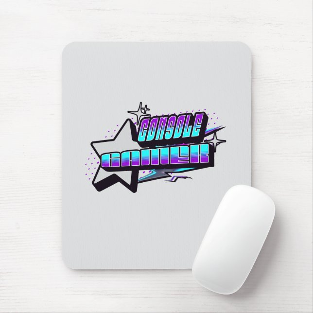 CONSOLE GAMER Y2K STYLE MOUSE PAD (With Mouse)