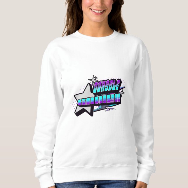CONSOLE GAMER Y2K STYLE SWEATSHIRT (Front)