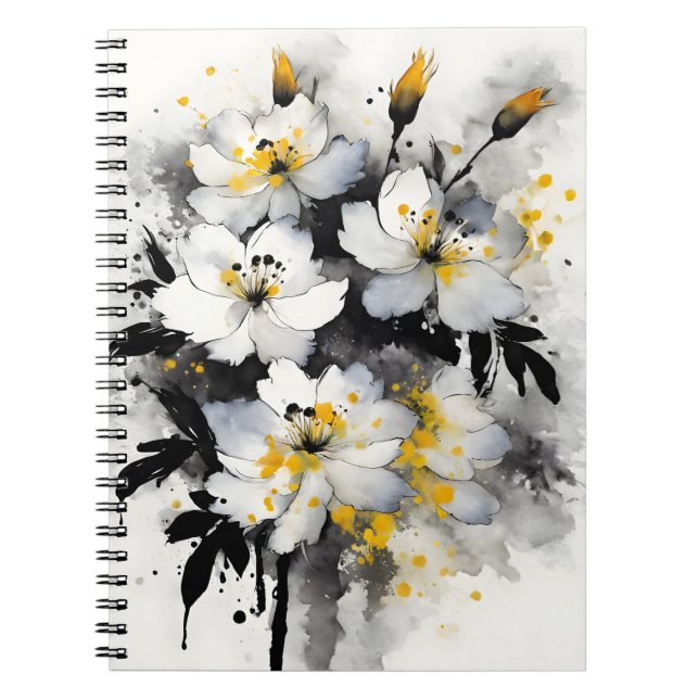 Consolida - Watercolor flowers Notebook (Front)