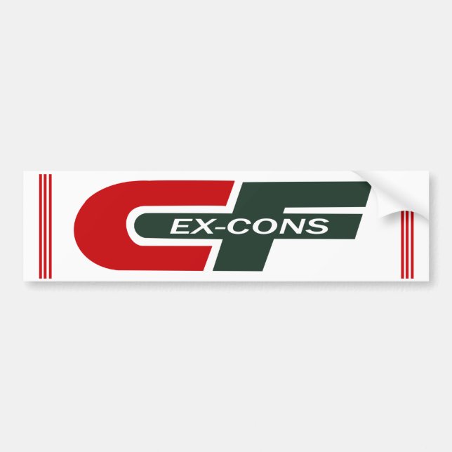 Consolidated Freightways Ex-Cons Sticker (Front)