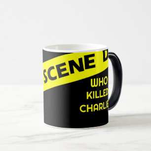 Conspiracy intrigue curiosity WHO KILLED CHARLIE?  Magic Mug