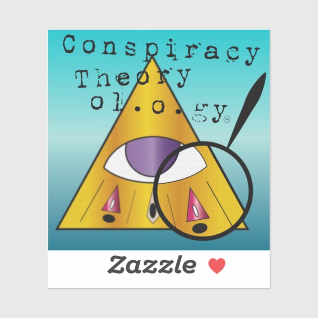 Conspiracy Theoryology Logo Sticker (Sheet)