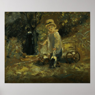 Constable - A Boy With A Toy Cart Poster