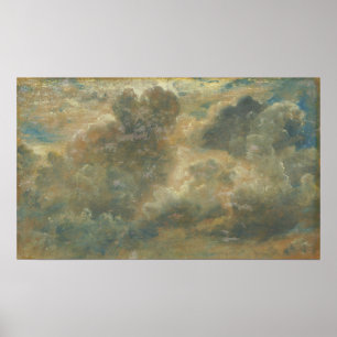 Constable - Cloud Study Poster
