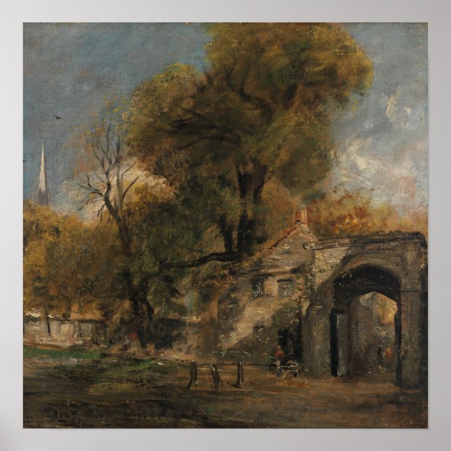 Constable - Harnham Gate, Salisbury Poster (Front)