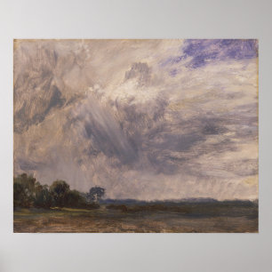 Constable - Study Of A Cloudy Sky Poster