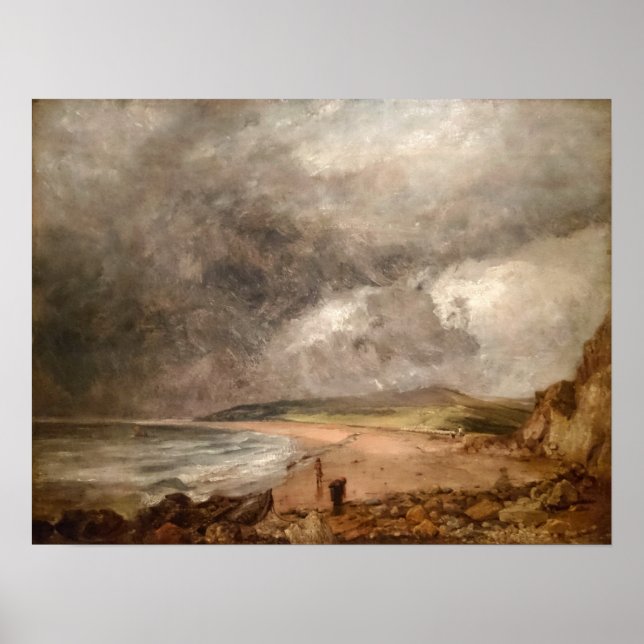 Constable - Weymouth Bay Approaching The Storm Poster (Front)