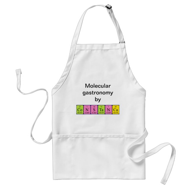 Constança periodic table name apron (Front)