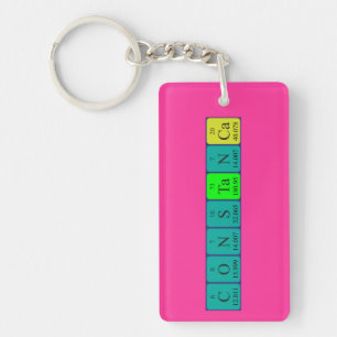 Constança periodic table name keyring