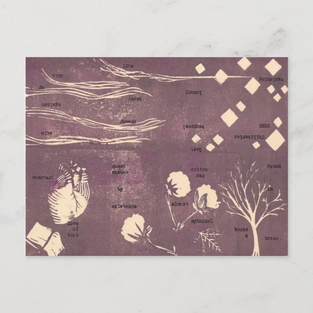 constant love of book postcard (Front)