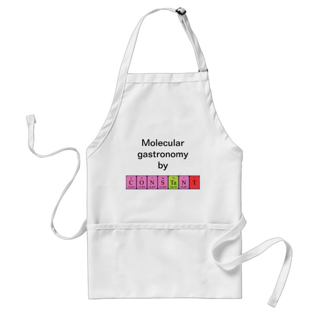 Constant periodic table name apron (Front)