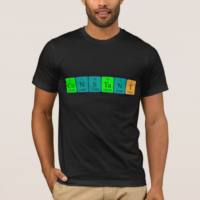 Constant periodic table name shirt (Front)