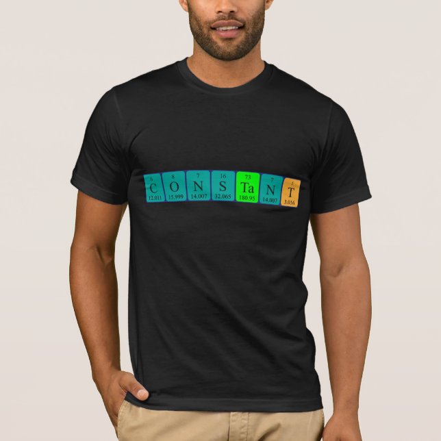 Constant periodic table name shirt (Front)