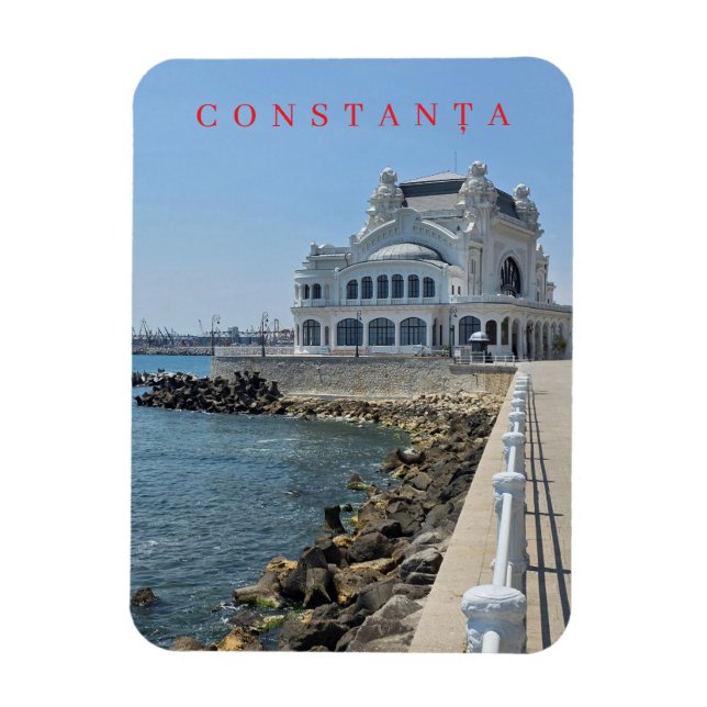 Constanta Casino view fridge magnet (Vertical)