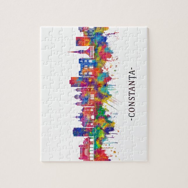 Constanța Romania Skyline Jigsaw Puzzle (Vertical)
