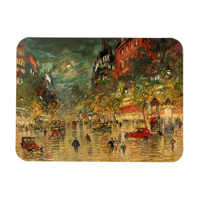 Constantin Korovin: Paris at Night Magnet (Horizontal)