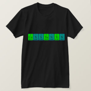 Constantin periodic table name shirt
