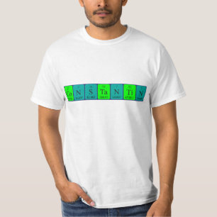 Constantin periodic table name shirt