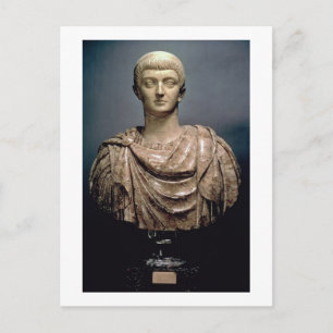 Constantine I (c.274-337) c.350 AD (marble) Postcard
