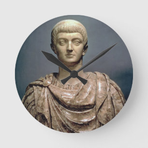 Constantine I (c.274-337) c.350 AD (marble) Round Clock
