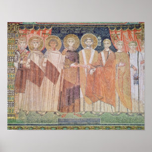 Constantine IV granting Bishop privileges Poster