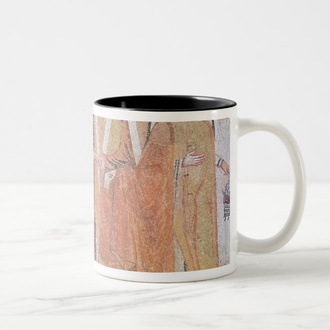 Constantine IV granting Bishop privileges Two-Tone Coffee Mug (Right)