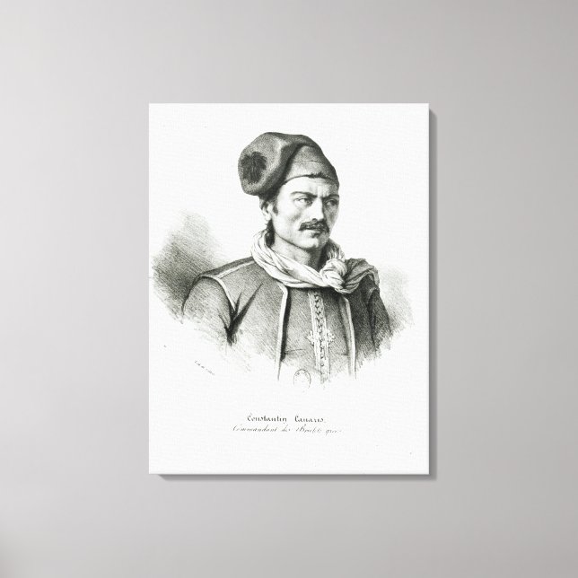 Constantine Kanaris Canvas Print (Front)