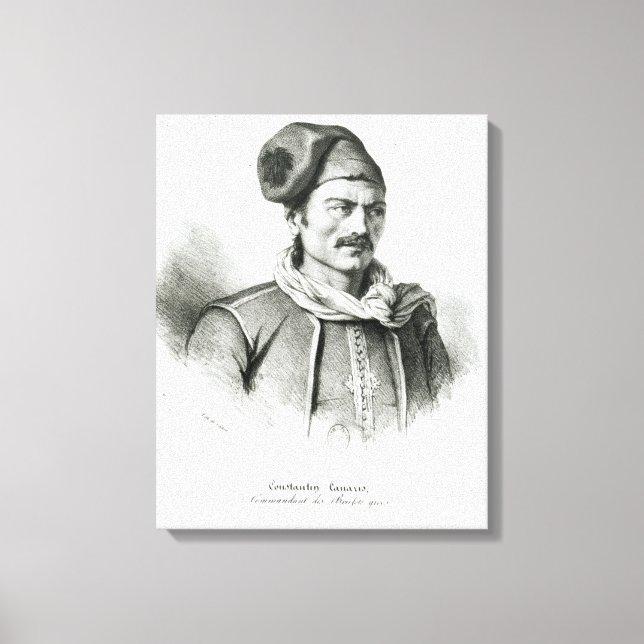 Constantine Kanaris Canvas Print (Front)