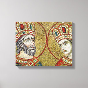 Constantine the Great and St. Helena Canvas Print