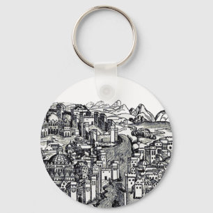 Constantinople capital of the Roman Empire Key Ring
