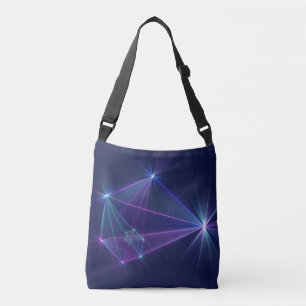 Constellation, Abstract Fantasy Fractal Art Crossbody Bag