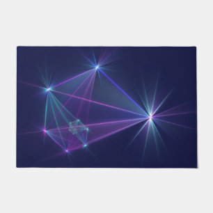 Constellation, Abstract Fantasy Fractal Art Doormat