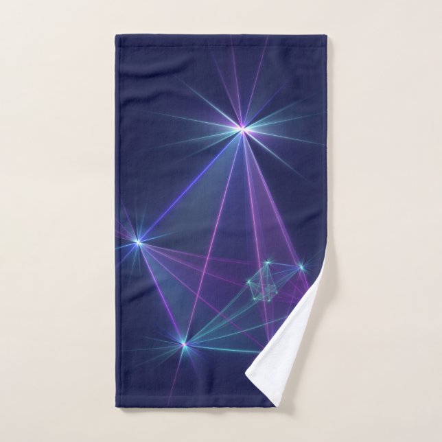 Constellation, Abstract Fantasy Fractal Art Hand Towel (Hand Towel)