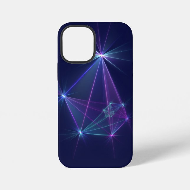 Constellation, Abstract Fantasy Fractal Art iPhone Case (Back)