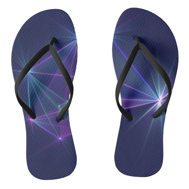 Constellation, Abstract Fantasy Fractal Art Jandals (Footbed)
