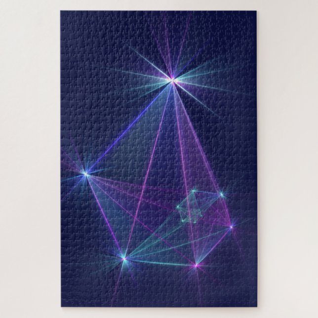 Constellation, Abstract Fantasy Fractal Art Jigsaw Puzzle (Vertical)