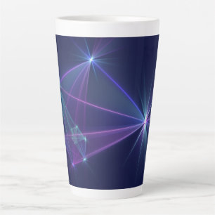 Constellation, Abstract Fantasy Fractal Art Latte Mug