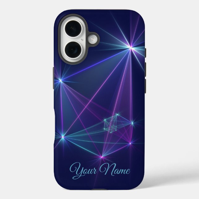 Constellation, Abstract Fantasy Fractal Art Name Case-Mate iPhone Case (Back)