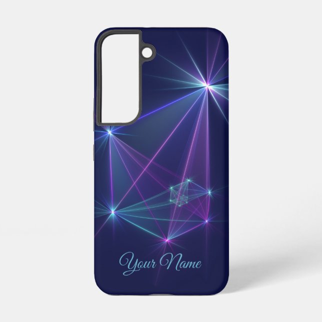 Constellation, Abstract Fantasy Fractal Art Name Samsung Galaxy S22 Case (Back)