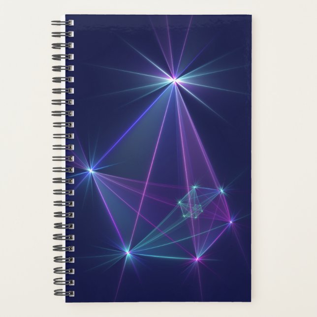 Constellation, Abstract Fantasy Fractal Art Planner (Front)