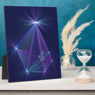 Constellation, Abstract Fantasy Fractal Art Plaque