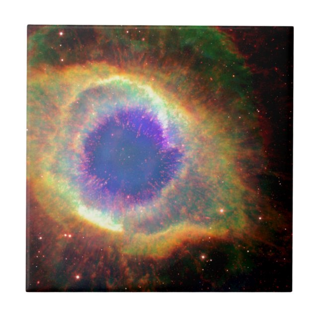 Constellation Aquarius a Dying Star White Dwarf Tile (Front)