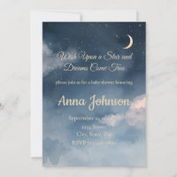 Constellation Baby Shower Invitation | Watercolor