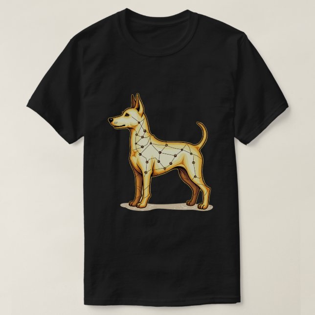 Constellation Dog T-Shirt (Design Front)