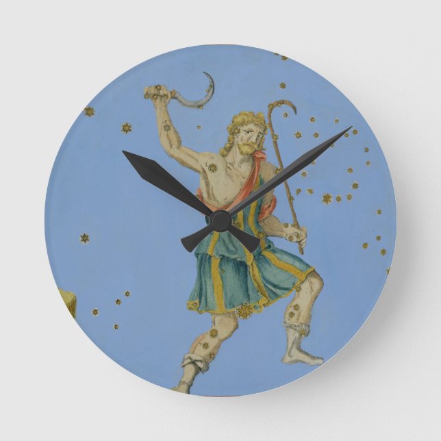 Constellation of Bootes, from 'Uranometria' by Joh Round Clock (Front)