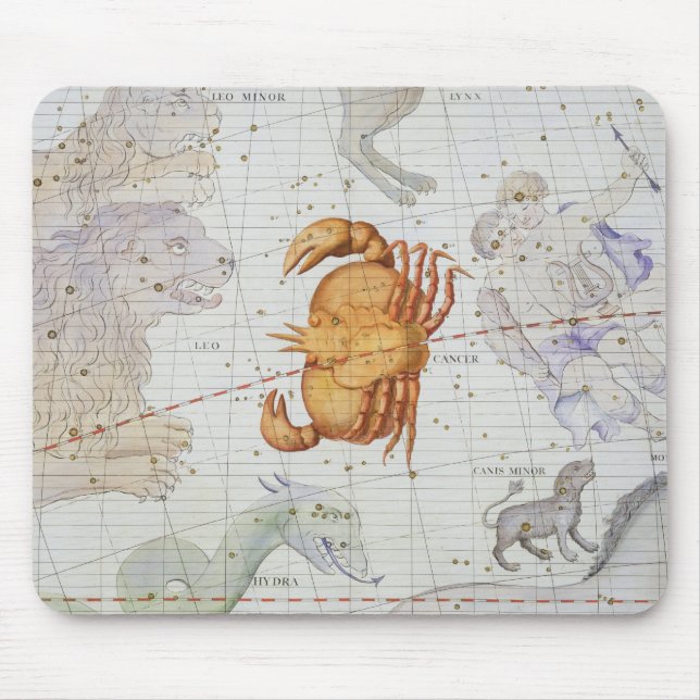 Constellation of Cancer, plate 4 from 'Atlas Coele Mouse Pad (Front)