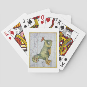 Constellation of Cetus the Whale, from 'Atlas Coel Playing Cards