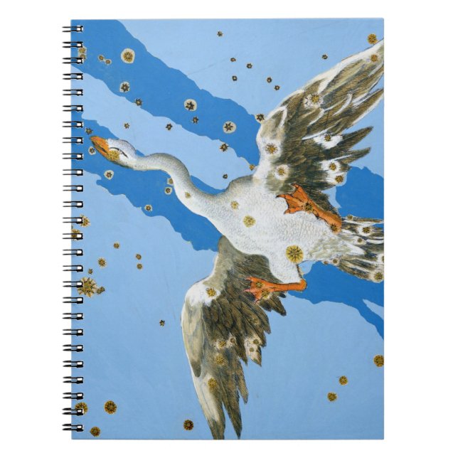 Constellation of Cygnus, from 'Uranometria' writte Spiral Notebook (Front)