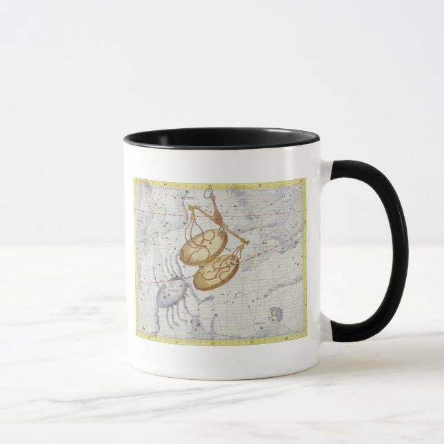 Constellation of Libra, plate 7 from 'Atlas Coeles Mug (Right)